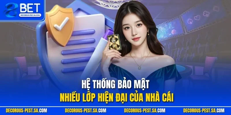 Hệ thống bảo mật nhiều lớp hiện đại của nhà cái