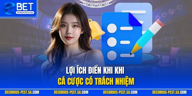 Lợi ích điển khi khi cá cược có trách nhiệm